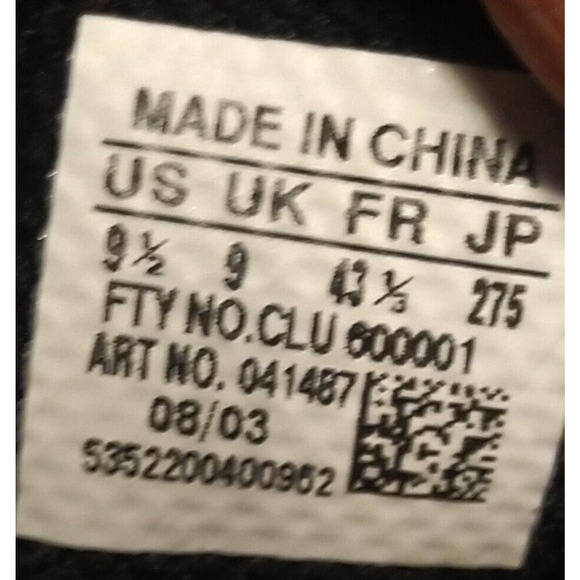 RARE 2003 Adidas Core Black Mens US 9.5 Retro Basketball Sneakers Lace Up 041487 - Picture 11 of 11